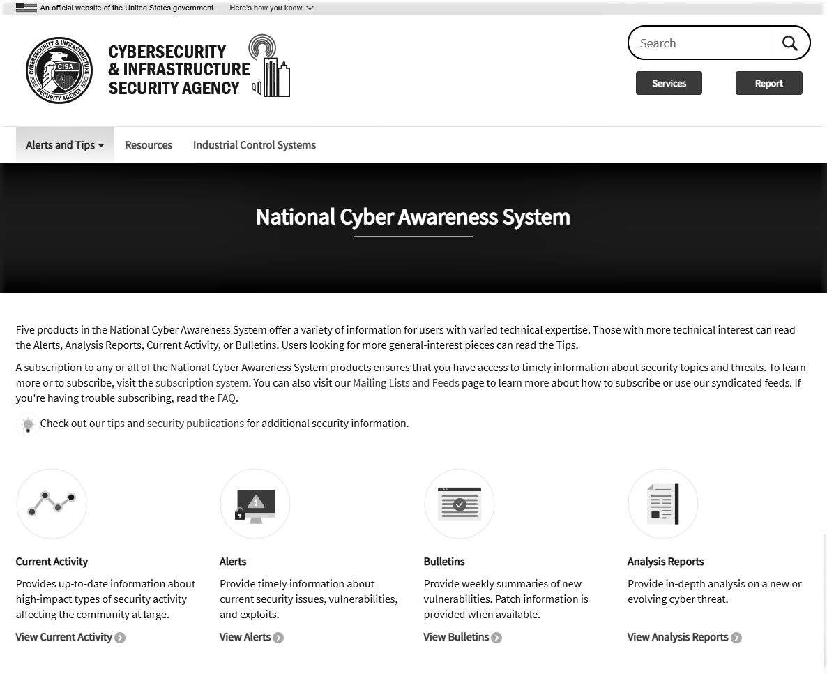 Us-cert.cisa.gov/ncas | Techlogist.net